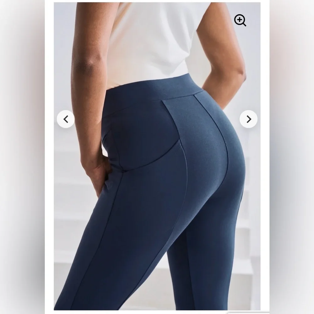 Betabrand XS & XSP Navy Journey Skinny Leg Pants Stretch Womens 25” & 27” Inseam - Picture 5 of 16